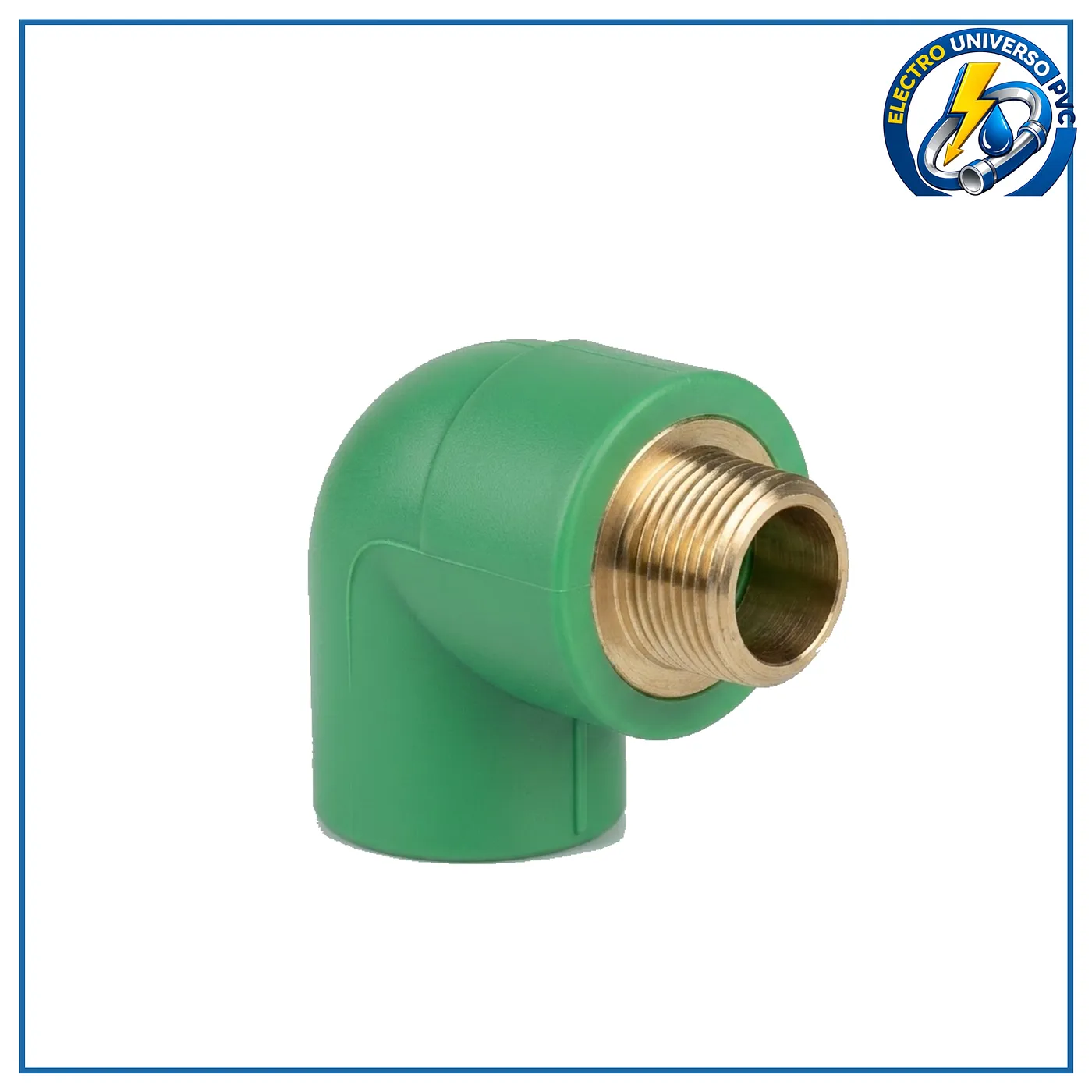Codo 90° Rosca Metal Macho PPR