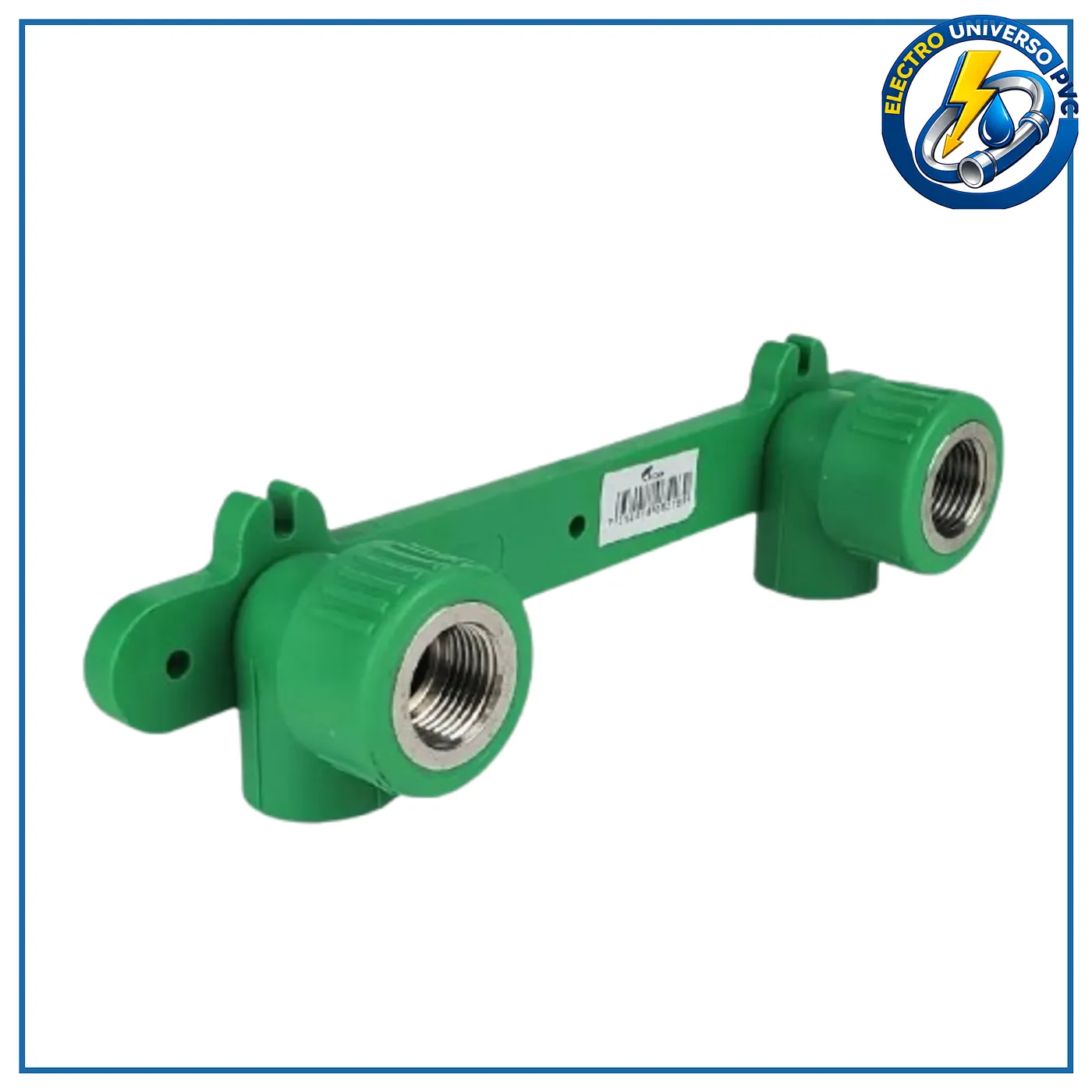 Codo Hembra Doble PPR-Metal